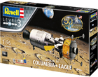 Zmontowany moduł dowodzenia Revell model Columbia i moduł księżycowy Orel misji Apollo 11. W 50. rocznicę lądowania na Księżycu. Skala 1:96 (03700)