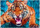 Пазл Trefl Віч-на-віч з тигром, 600 елементів (TFL-11110) (5900511111101) - зображення 2