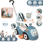 Машина для катання малюка Smoby Toys Маестро 3 в 1 зі звуковими ефектами блакитна (720304) - зображення 3
