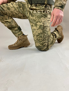 Військові штани Tactic CORD Ріп-стоп, (тактичні штани з наколінниками) піксель 48 - зображення 4