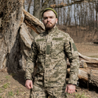 Тактичний костюм 3 в 1 PATRIOT SET (бойова сорочка Ubacs (Убакс) + китель + штани Apex) Піксель М14 52 розмір - зображення 4