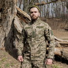 Тактичний костюм 3 в 1 PATRIOT SET (бойова сорочка Ubacs (Убакс) + китель + штани Apex) Піксель М14 58 розмір - зображення 4