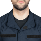 Боевая рубашка тактическая летняя CamoTec CG BLITZ 3.0 Темно-синяя убакс 3XL - изображение 5