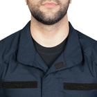 Боевая рубашка тактическая летняя CamoTec CG BLITZ 3.0 Темно-синяя убакс S - изображение 5