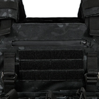 Броньований жилет UKRTAC Black Multicam плитоноска Molli із пластинами 6 клас захисту ДСТУ Сертифіковано - зображення 6