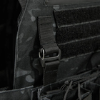 Броньований жилет UKRTAC Black Multicam плитоноска Molli із пластинами 6 клас захисту ДСТУ Сертифіковано - зображення 7