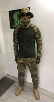 Костюм військовий мультикам, убакс + штани з наколінниками розмір L - зображення 5