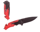 Нож складной 215 мм с лезвием для разрезания ремней, стеклобой Henstrong (H-K2010231) 53351 - изображение 3
