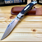 Нож складной Cold Steel Ranch Boss II (длина: 235мм, лезвие: 102мм), черный - изображение 5