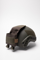 Подсумок противовес (карман) для аксессуаров на кавер для баллистического шлема Fast Mandrake Олива - изображение 4