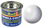 Farba w kolorze aluminium metallic aluminium metallic 14ml Revell (MR-32199) - obraz 1