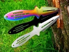 Ножи метательные 3 в 1 комплект из трех цветов F027 - изображение 6