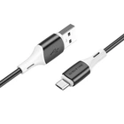 Кабель USB Borofone BX79, USB to MicroUSB, 2.4A, 1m, чорний