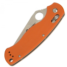 Нож складной Ganzo G729 (длина: 205мм, лезвие: 87мм, сатин), оранжевый - изображение 3