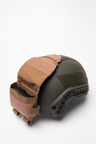 Подсумок противовес для аксессуаров на кавер для баллистического шлема Fast Койот - изображение 4