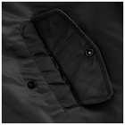 Куртка Бомбер летная US BASIC MA1 FLIGHT JACKET Черная 2XL - изображение 7