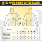 M-Tac кофта Hoodie Cotton Raglan Hard Black L - зображення 8