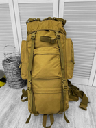 Тактичний великий армійський рюкзак 100+10л flex рамный - изображение 8