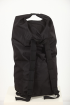 Тактический баул-рюкзак 65 литров Черный Oxford 600 D MELGO влагозащитный вещевой мешок - изображение 5
