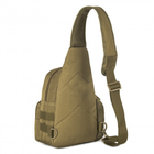 Рюкзак тактичний на одне плече AOKALI Outdoor A14 20L Sand військовий - зображення 5