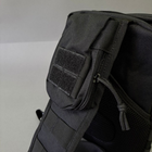 Міцна тактична військова міська сумка рюкзак через плече однолямкова для міста SILVER KNIGHT Чорна АН115 - зображення 6