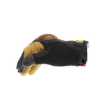 Тактические перчатки Mechanix Wear M-Pact Leather Fingerless Framer без трёх пальцев - изображение 13