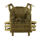 Плитоноска Kombat UK Buckle-tek Spec-ops Jump Plate Carrier койот