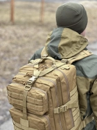 Тактический рюкзак Tactic военный рюкзак с системой molle на 40 литров Coyote (Ta40-coyot) - изображение 2