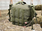 Тактический рюкзак Tactic военный рюкзак с системой molle на 40 литров Olive (Ta40-olive) - изображение 8