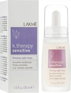 Успокаивающий лосьон для чувствительной и раздраженной кожи головы - Lakme K.Therapy Sensitive Relaxing Night Drops 30ml (393895-86475)