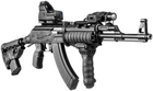 Приклад FAB Defense GK-MAG для АК с магазином на 10 патронов (без буферной трубы) черный - изображение 3