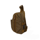 Рюкзак тактический на одно плечо TL74405 Khaki армейский походный - изображение 3