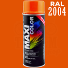 Краска универсальная | Maxi Color | Аэрозоль 400 мл — RAL 2004 Оранжевый