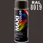 Краска универсальная | Maxi Color | Аэрозоль 400 мл — RAL 8019 Серо-коричневый
