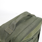 Универсальный тактический рюкзак 10 литров, военный штурмовой рюкзак из плотной тактической ткани Kiborg Хаки - изображение 5