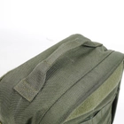 Універсальний тактичний швидкоз'ємний рюкзак 10 літрів, військовий штурмовий рюкзак із щільної тактичної тканини Kiborg Хакі - зображення 7