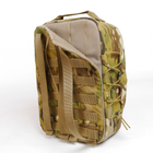 Универсальный тактический швидкоз'ємний рюкзак 10 литров, военный штурмовой рюкзак из плотной тактической ткани Kiborg Мультикам - изображение 10