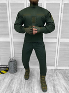 Тактичний військовий костюм Unit ( Кітель + Штани ), Камуфляж: Олива, Розмір: XXXL - зображення 1