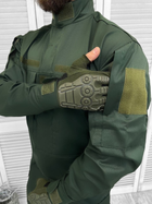 Тактичний військовий костюм Unit ( Кітель + Штани ), Камуфляж: Олива, Розмір: L - зображення 5