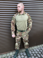 Тактичний військовий костюм Tactical ( Убакс + Штани ), Камуфляж: Мультикам, Розмір: XXL - зображення 1