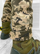 Тактична військова форма комплект Статутний ( Кітель + Штани ), Камуфляж: Піксель ЗСУ, Розмір: XL - зображення 9