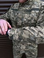 Тактичний військовий костюм Статутний ( Кітель + Штани ), Камуфляж: Піксель ЗСУ ММ-14, Розмір: 52/4 - зображення 4