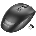 Wireless Миша Borofone BG7 2.4G optical, 1000-1600 DPI, 1хАА Чорний