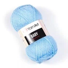 Турецкая пряжа для вязания YarnArt Baby(беби) детский яркий акрил - 215 голубой