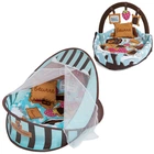 Манеж для младенца музыкальный 2 в 1 Tiibaby 66526A C с развивающим ковриком Голубой ( 66526A-RT)