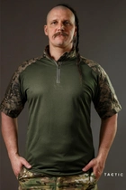 Тактична військова сорочка Убакс (UBACS) з коротким рукавом, мультикам 50 - изображение 1