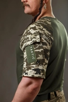 Військова футболка з коротким рукавом, тактичний рашгард, убакс піксель M - изображение 4