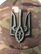 Кепка тактична мультикам, кепка військова, кепка з гербом - зображення 4