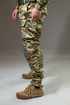 Військові штани Tactic CORD Ріп-стоп, (тактичні штани з наколінниками) мультикам 54 - зображення 5