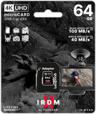 Goodram microSDXC 64GB IRDM UHS-I U3 V30 + Adapter (IR-M3AA-0640R12) - obraz 2